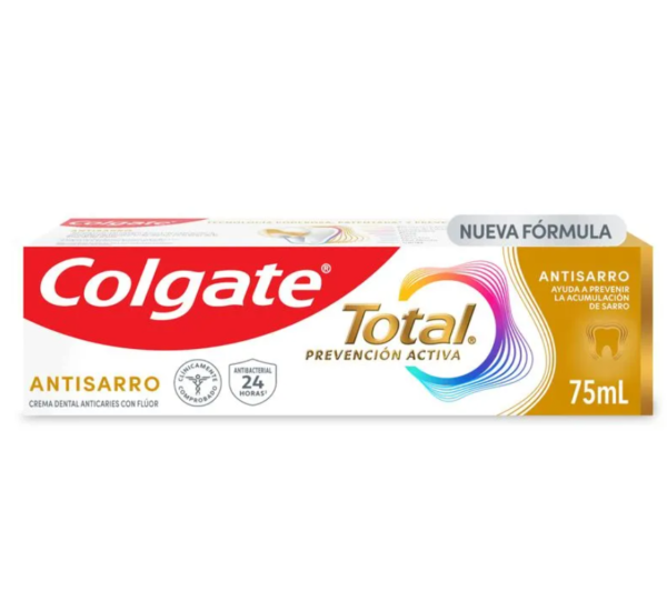 COLGATE TOTAL 12 ANTISARRO X  75 ML