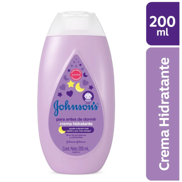 JOHNSON CREMA LIQUIDA PARA ANTE DE DORMIR X 200 ML