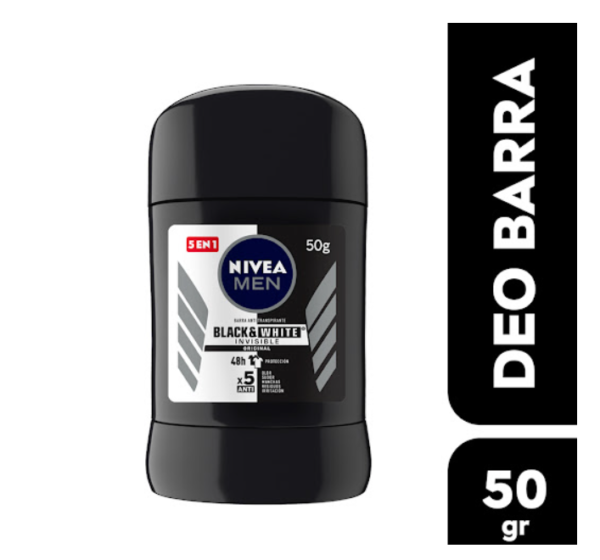 NIVEA DESO BARRA MEN INV FOR BLACK WHITE X 50 G