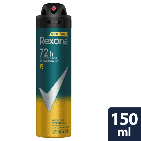 DESODORANTE REXONA V8 SPRAY X 150 ML