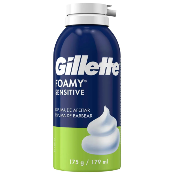 GILLETTE ESPUMA FOAMY SENSTIVE  X 179ML