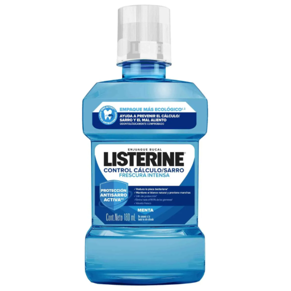 LISTERINE CONTROL CALCULO / SARRO FRESCURA INTENSA X 180 ML