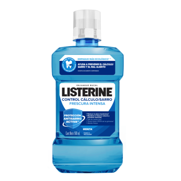 LISTERINE CONTROL CALCULO / SARRO FRESCURA INTENSA X 500 ML