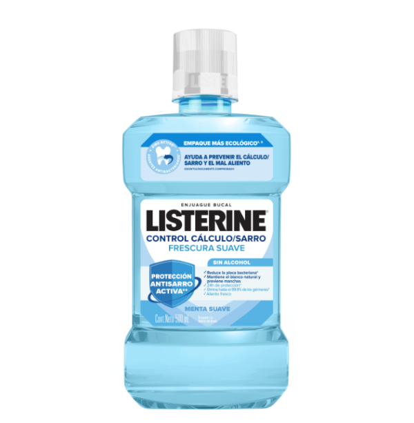 LISTERINE CONTROL CALCULO / SARRO FRESCURA SUAVE X 500