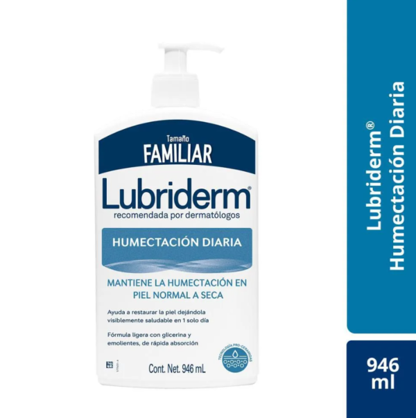 LUBRIDERM HUMECTACIÓN DIARIA CON VALVULA X 946 ML