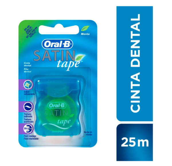 ORAL B CINTA  DENTAL SATIN MENTA X 25 MTS