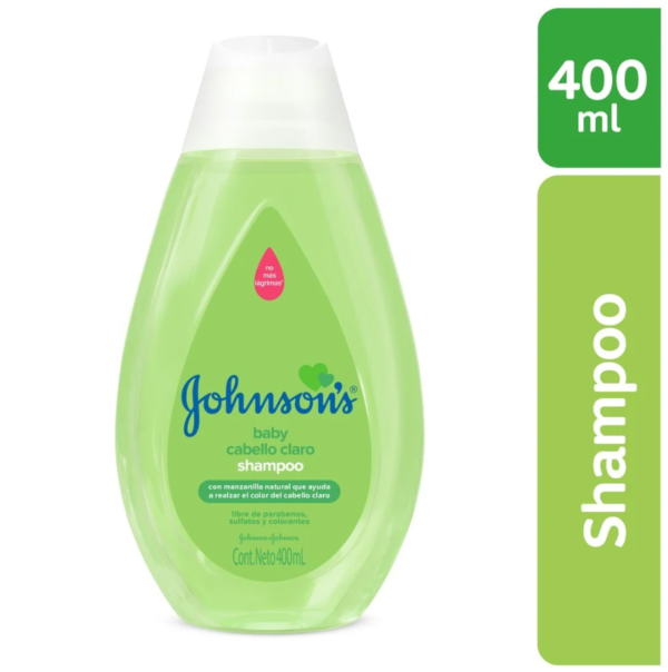 SHAMPOO JOHNSONS BABY CABELLO CLARO X 400 ML