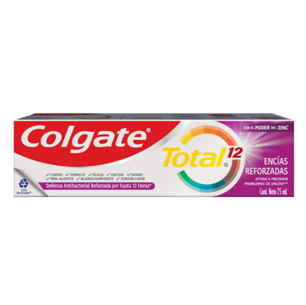 COLGATE TOTAL12  ENCIAS REFORZADAS X 75 ML