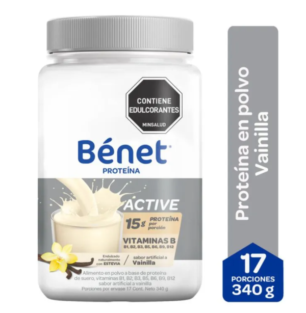 BENET PROTEINA ACTIVE SABOR VAINILLA 340GR