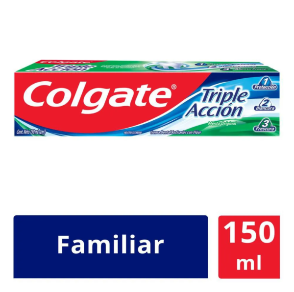 COLGATE TRIPLE ACCION MENTA ORIGINAL X 150 ML