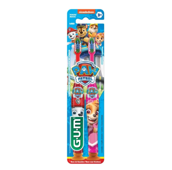 GUM CEPILLO NIÑOS 3+ SUAVE PAW PATROL X  2 X1